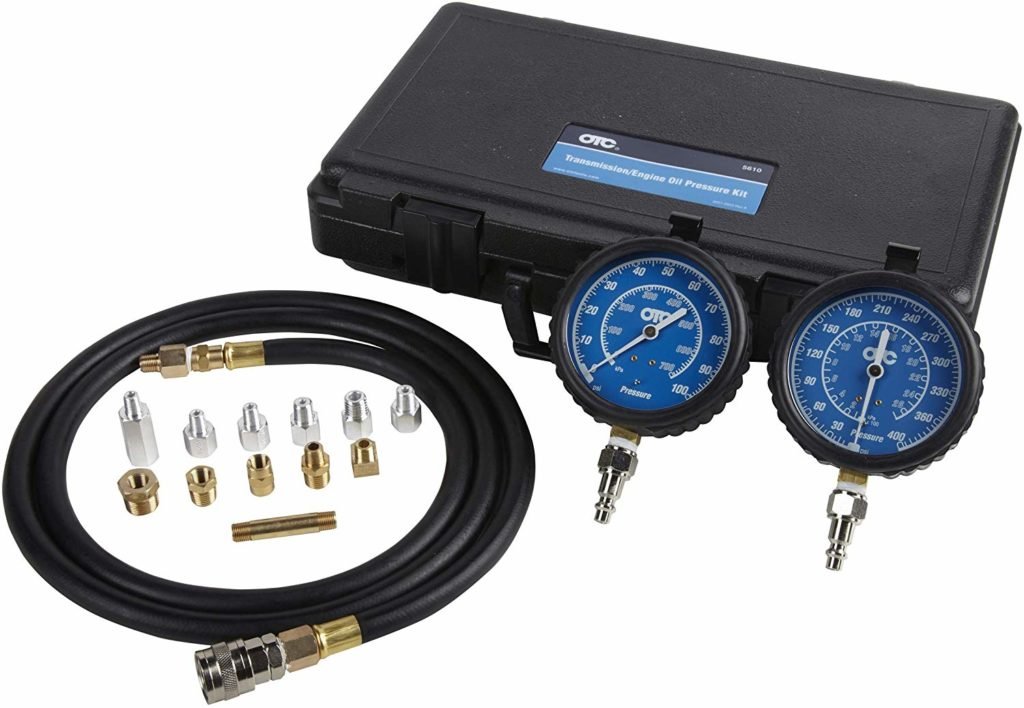 Oil Pressure Test Kit – Universal Gauge Tester With Rubber Brass Adapters, Easy Diagnostic Tool