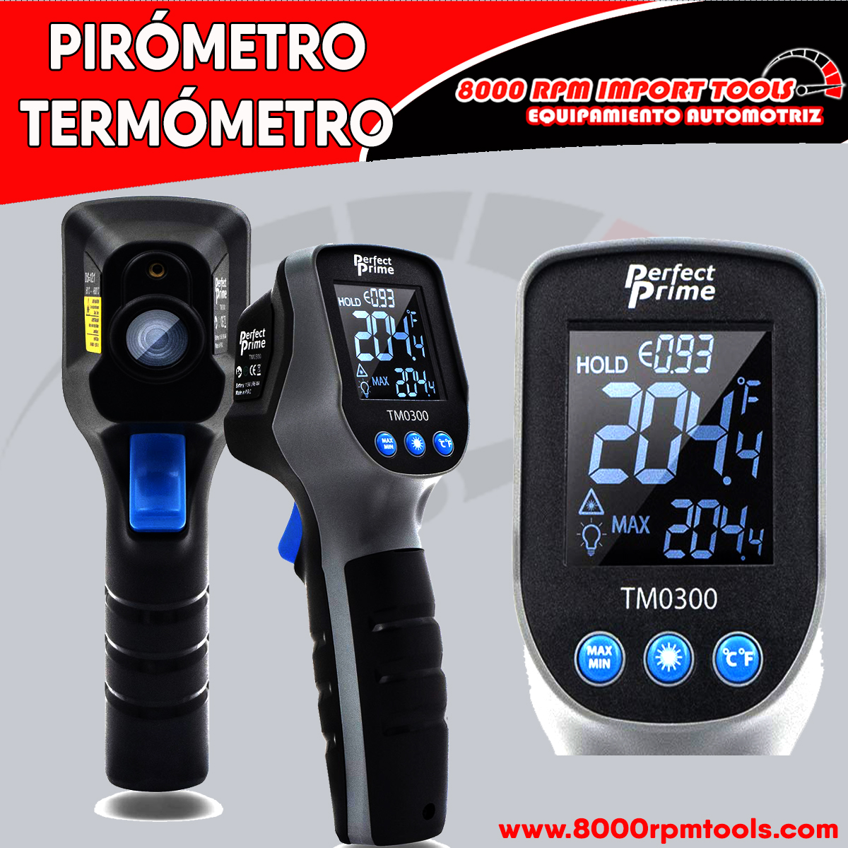 Pirometro, Termómetro Laser