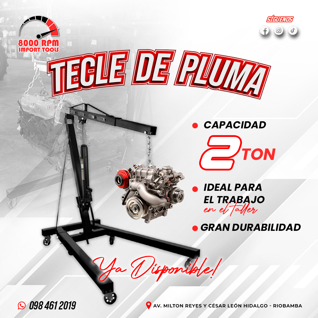 tecle de pluma 2ton